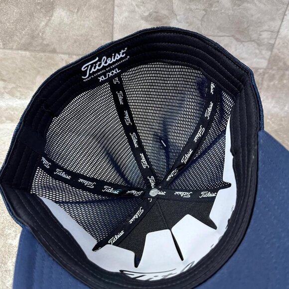 Titleist Monterey Fitted Hat Golf Cap Navy Black - New Pick Your Size! - Picture 5 of 15